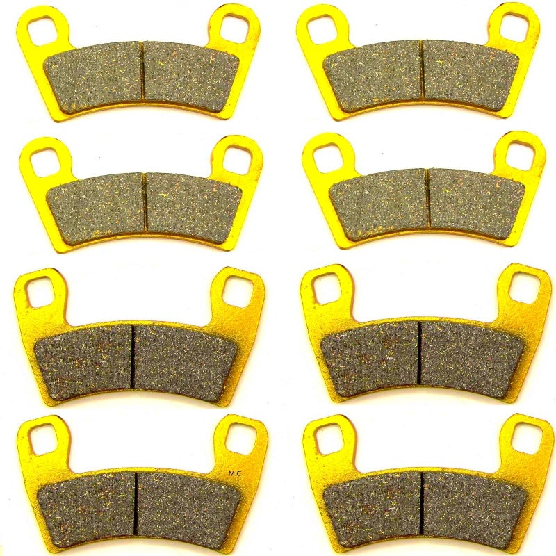 Master Chen Front Rear Brake Pads Brakes for Polaris Razor RZR 900 50'' RZR-S 900 60'' Inch 2015-2020 - RZR S 1000 2016-2020 - RZR Trail 900 S 900 1000 2020-2024 FA456 FA657 2206025 2203318 MC0451 - Image 1